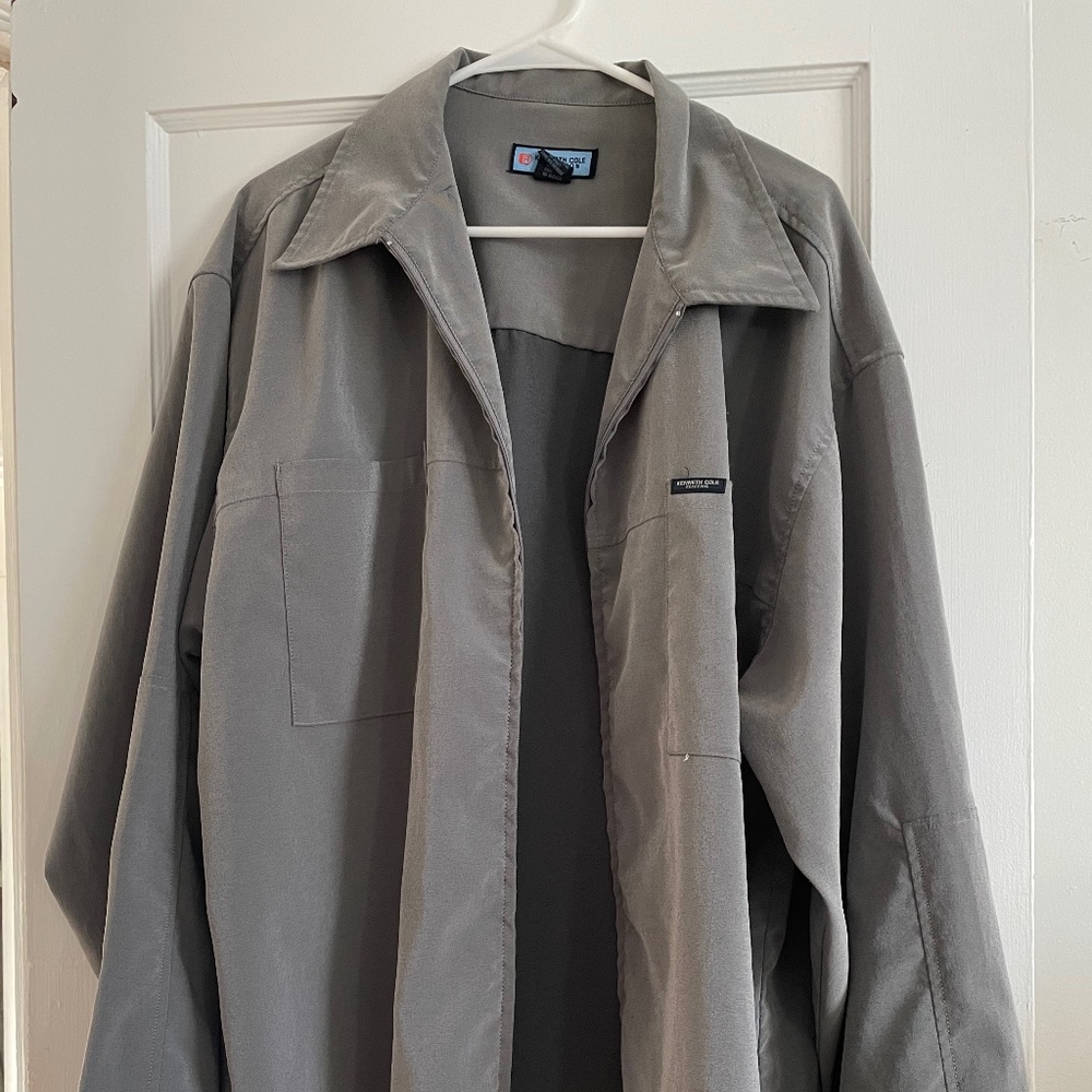 Kenneth Cole Reaction XXL Grey Flight Jacket